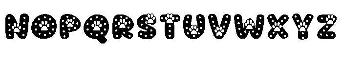 Christmas Cat Regular Font LOWERCASE