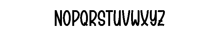 Christmas Charcoal Font LOWERCASE
