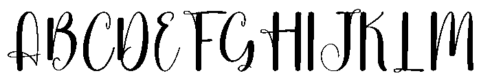 Christmas Checklist Font UPPERCASE