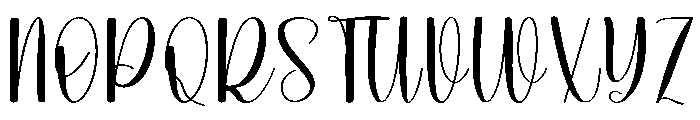 Christmas Checklist Font UPPERCASE