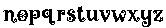 Christmas_Cheerful Font LOWERCASE
