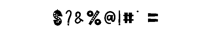 Christmas Cheesecake Font OTHER CHARS