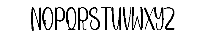 Christmas Chubby Font UPPERCASE