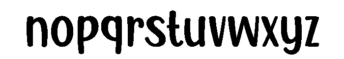 Christmas Community Font LOWERCASE