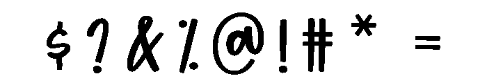 Christmas Cottage Font OTHER CHARS