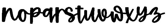 Christmas Cottage Font LOWERCASE