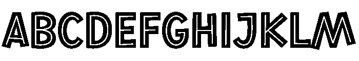 Christmas Crayon Font UPPERCASE