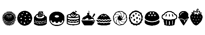 Christmas Cream Kit Font LOWERCASE