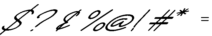 Christmas Cursive Font OTHER CHARS