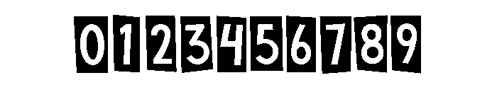 Christmas Cutout Regular Font OTHER CHARS
