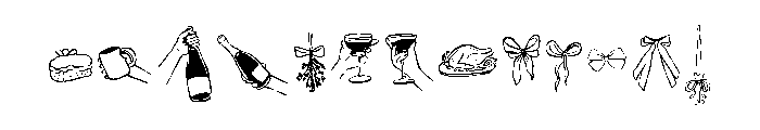 Christmas Daylight Doodle Regular Font LOWERCASE