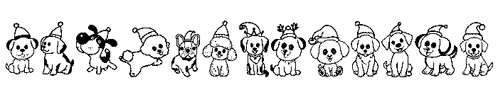 Christmas Dog FONT