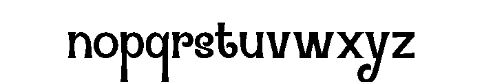 Christmas Evergreen Font LOWERCASE