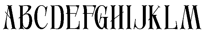 Christmas Fecsival Font UPPERCASE