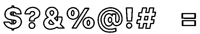 Christmas Flag Font OTHER CHARS