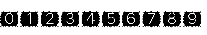 Christmas Frame Font OTHER CHARS
