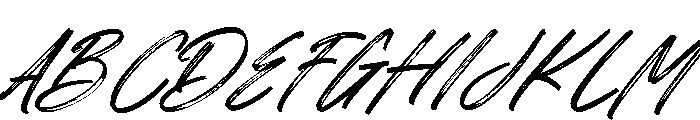 Christmas Frost Italic Font UPPERCASE