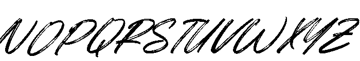 Christmas Frost Italic Font UPPERCASE