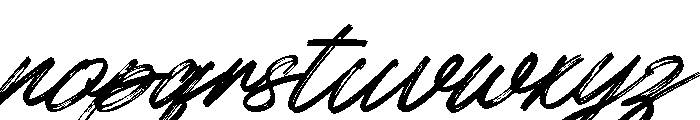 Christmas Frost Italic Font LOWERCASE