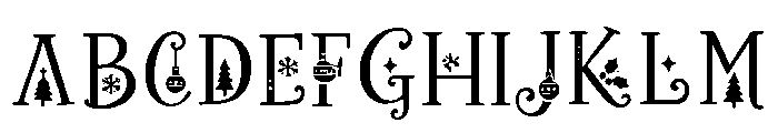 Christmas_Frostelle Font UPPERCASE