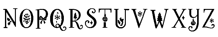 Christmas_Frostelle Font UPPERCASE