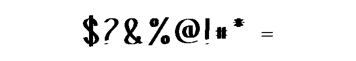 Christmas Gingebread Font OTHER CHARS