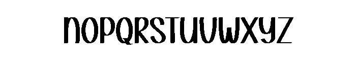 Christmas Gingebread Font UPPERCASE