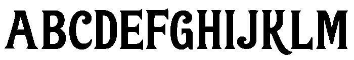 Christmas_Glowhaven Font UPPERCASE