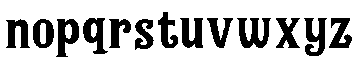 Christmas_Glowhaven Font LOWERCASE