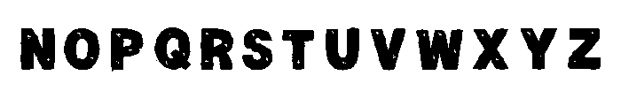 Christmas Green Font UPPERCASE