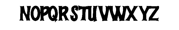 Christmas Grimm Font LOWERCASE