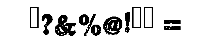 Christmas Grunge Regular Font OTHER CHARS