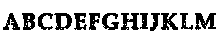 Christmas Grunge Regular Font UPPERCASE