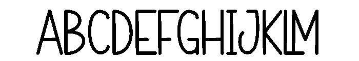 Christmas Hansome Font UPPERCASE