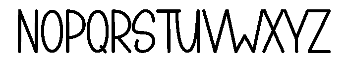 Christmas Hansome Font UPPERCASE