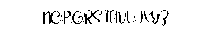 Christmas Healing Font UPPERCASE