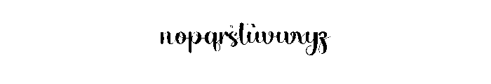 Christmas Healing Font LOWERCASE