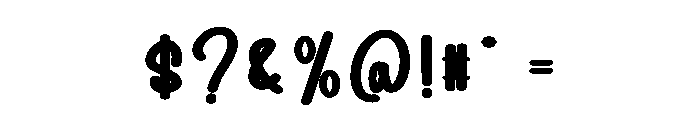 Christmas Hiking Font OTHER CHARS