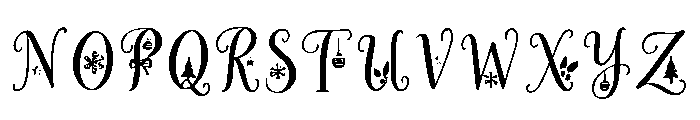 Christmas_Hollyspell Font UPPERCASE