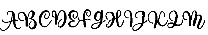 Christmas Honey Font UPPERCASE
