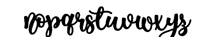 Christmas Honey Font LOWERCASE