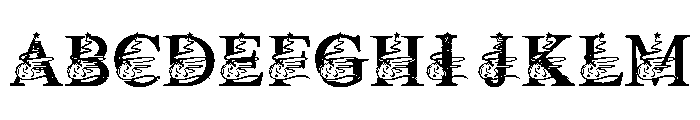 Christmas Horse Font UPPERCASE