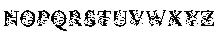 Christmas Horse Font UPPERCASE