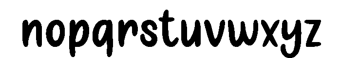 Christmas Hospitality Font LOWERCASE