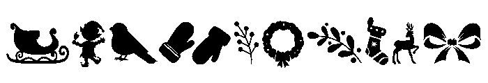Christmas Icon Pack Font OTHER CHARS