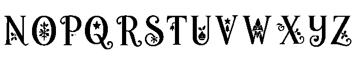 Christmas_Icydream Font UPPERCASE