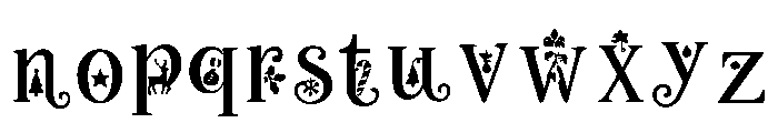 Christmas_Icydream Font LOWERCASE