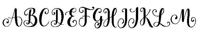 Christmas_Jinglemist Font UPPERCASE