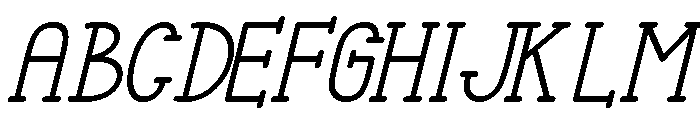 Christmas Letters Italic FONT