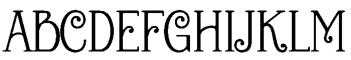 Christmas Luster Font UPPERCASE